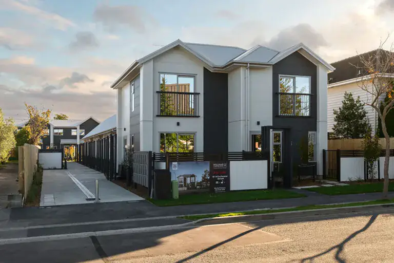 Completed Williams Corporation homes at 19 Winchester Street